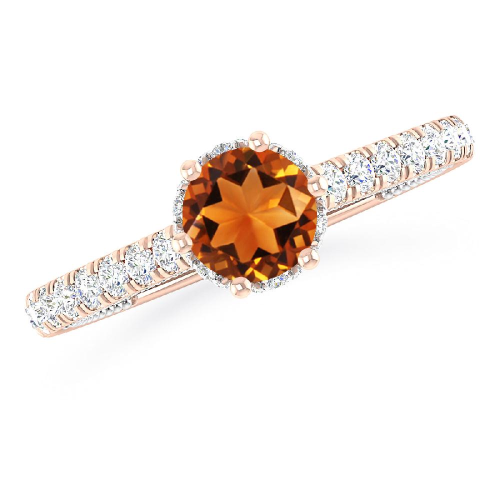 Rose Gold - Citrine