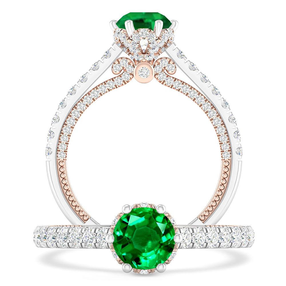 White Gold - Emerald