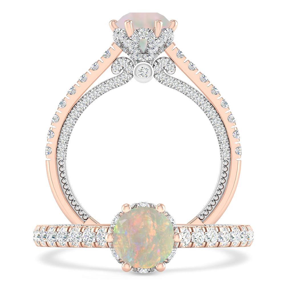 Rose Gold - Opal