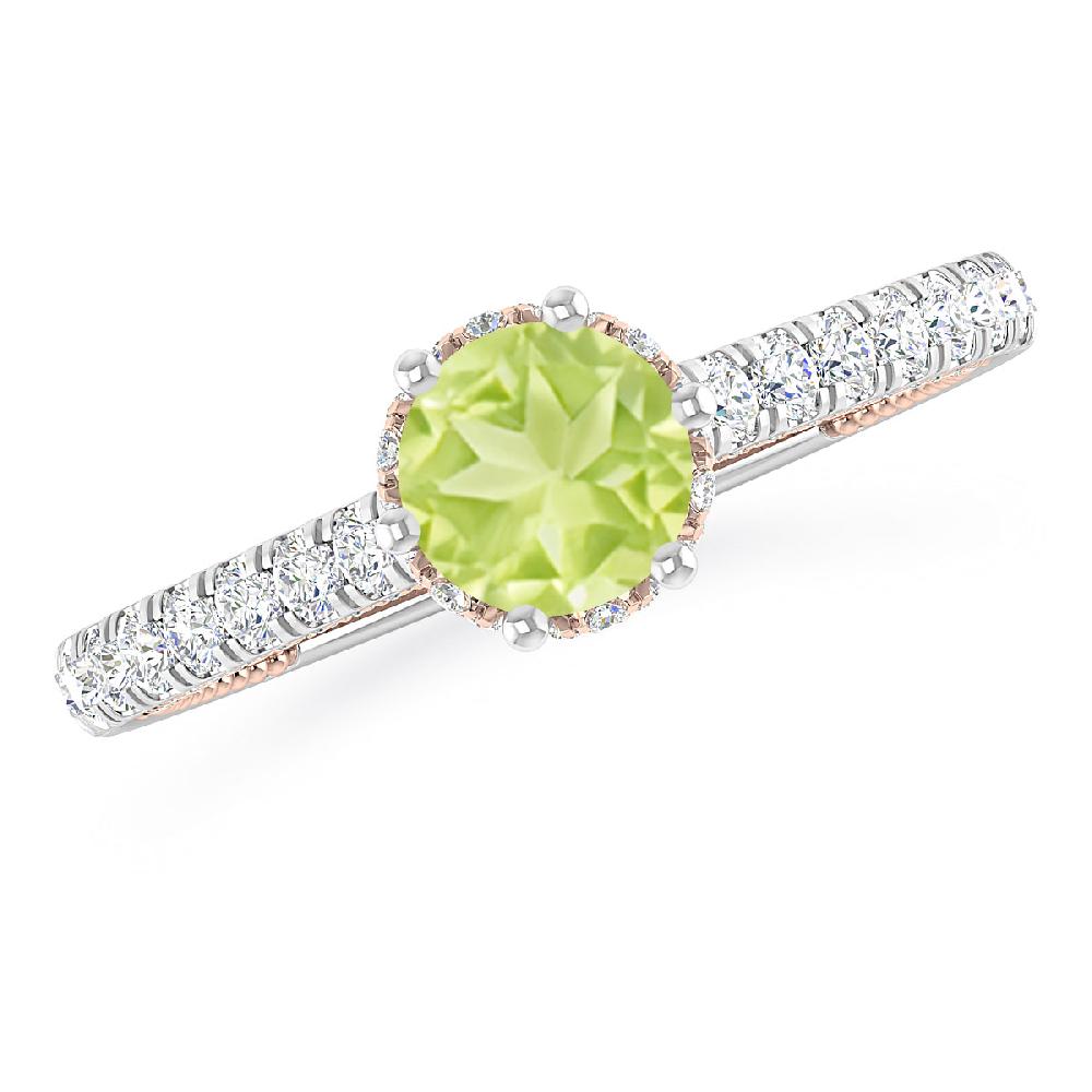 White Gold - Peridot