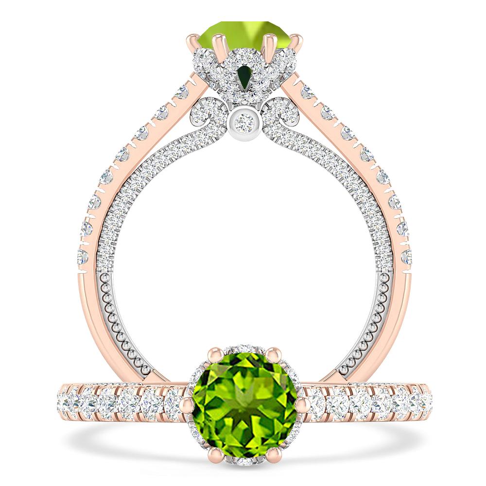 Rose Gold - Peridot