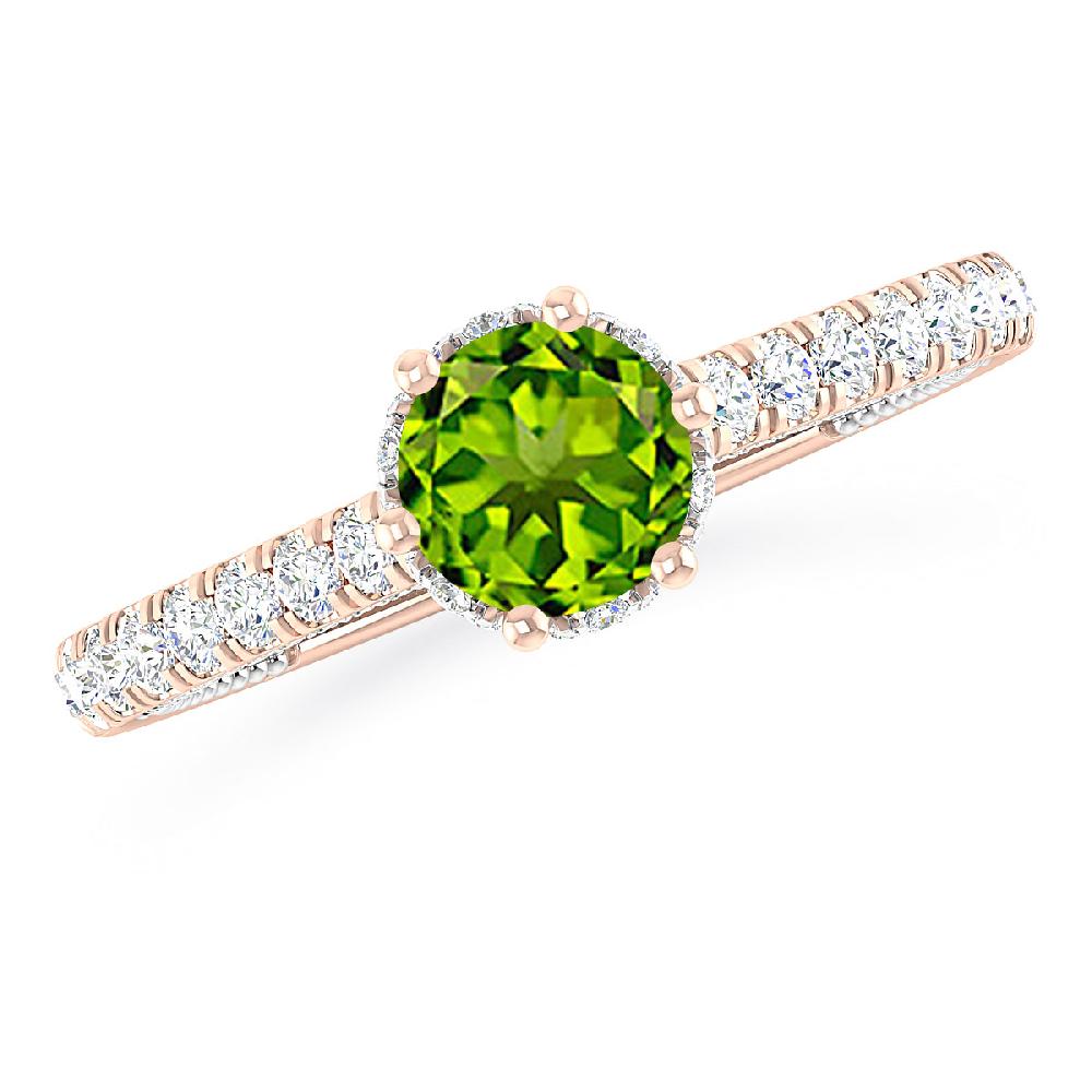 Rose Gold - Peridot