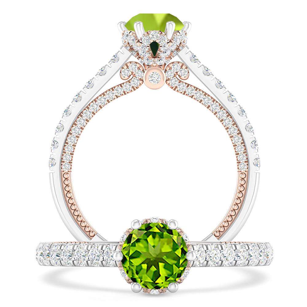 White Gold - Peridot