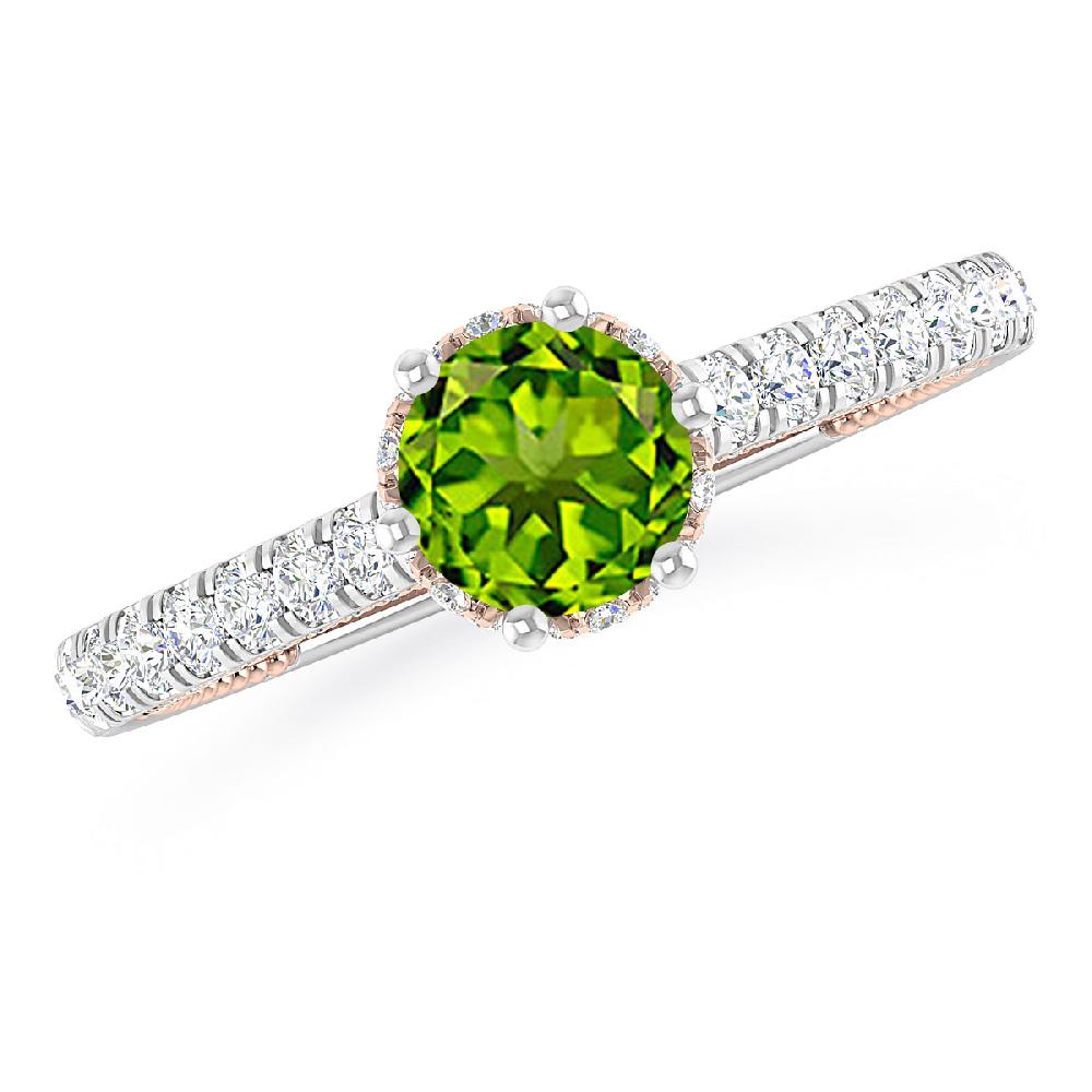 White Gold - Peridot