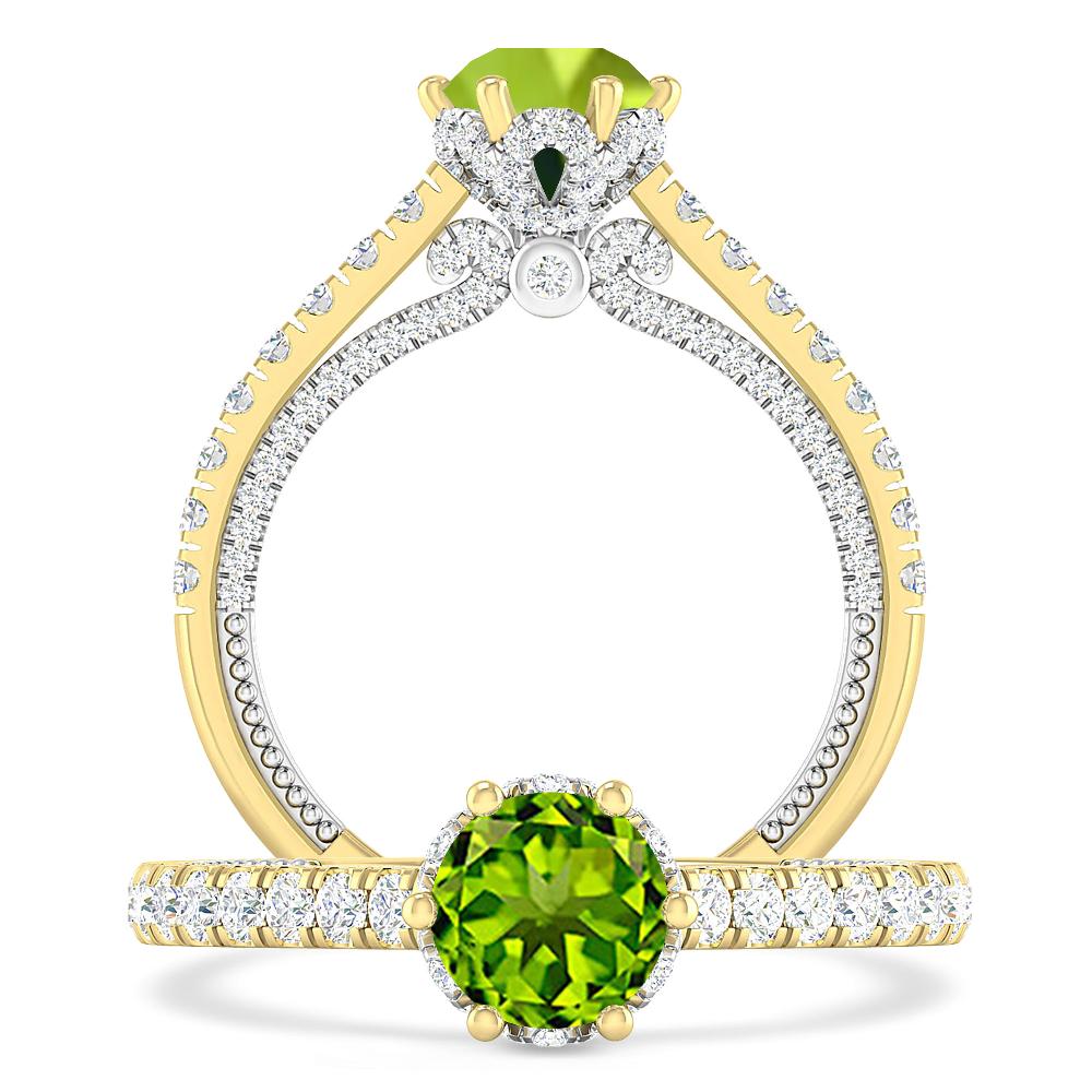 Yellow Gold - Peridot