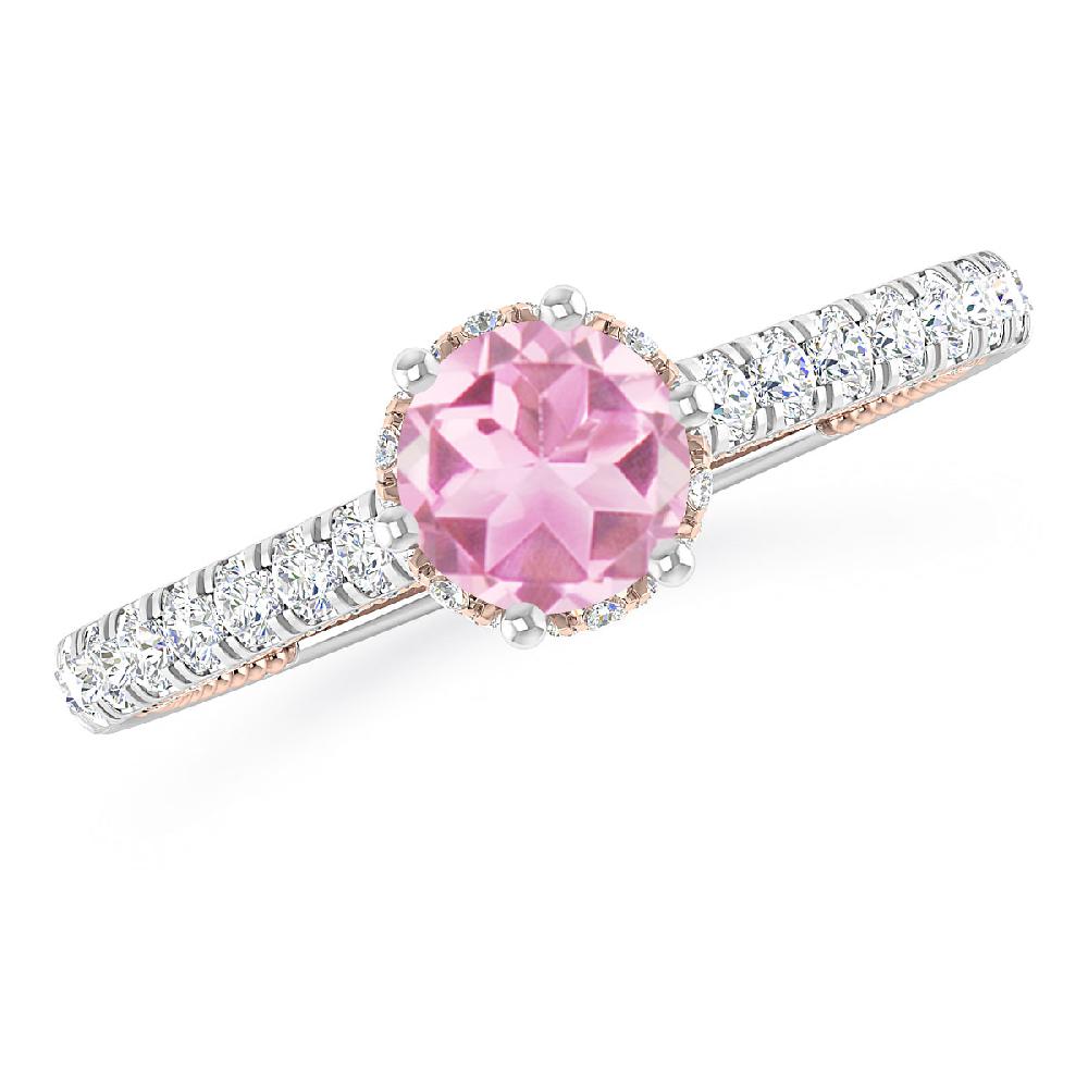 White Gold - Pink Tourmaline