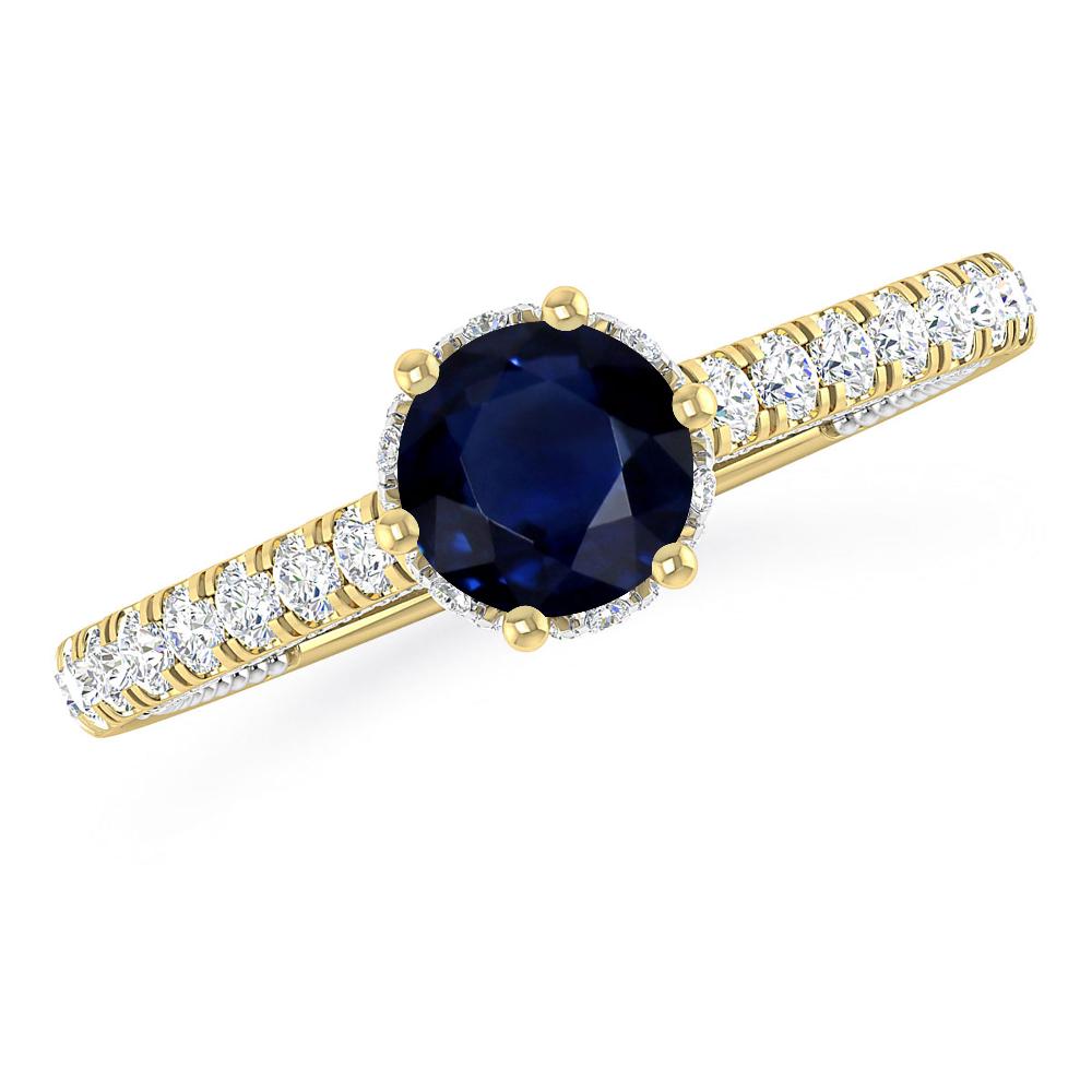 Yellow Gold - Sapphire