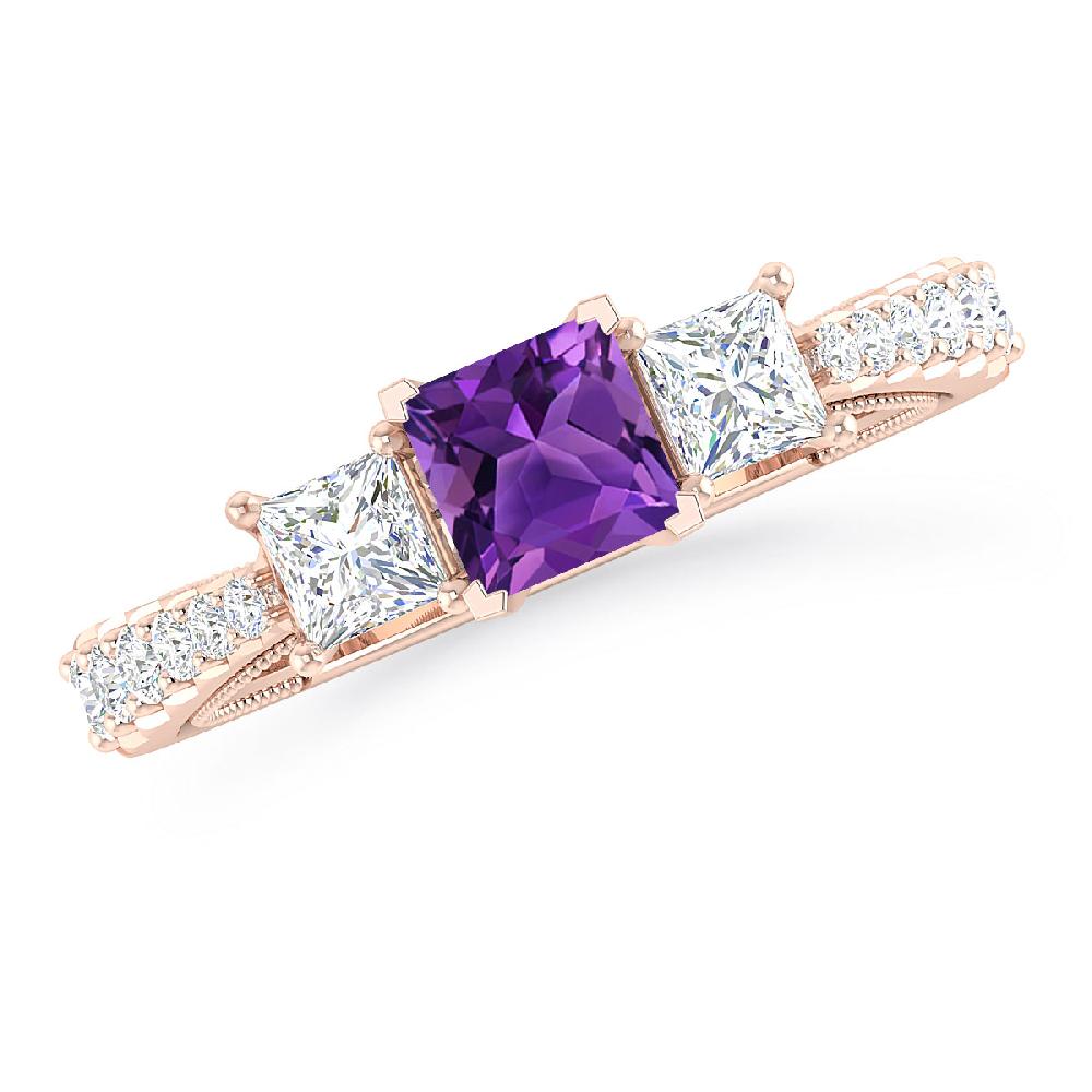 Rose Gold - Amethyst