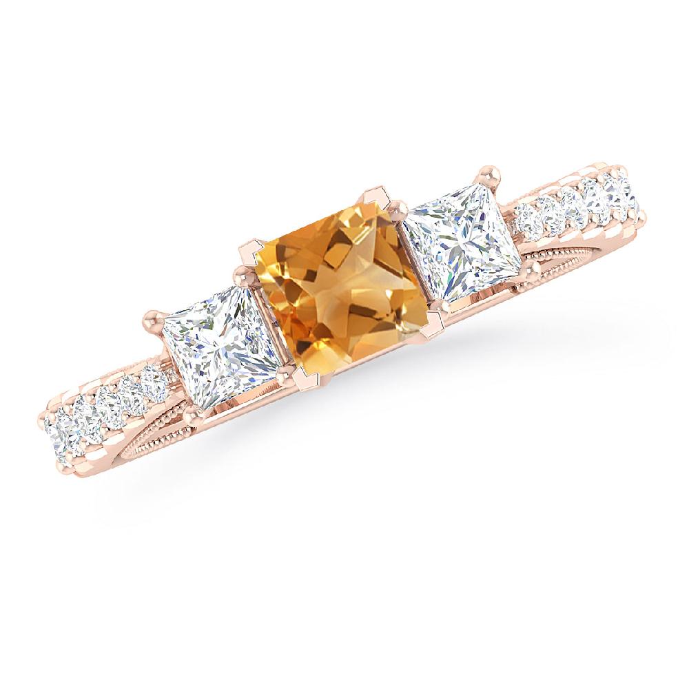 Rose Gold - Citrine