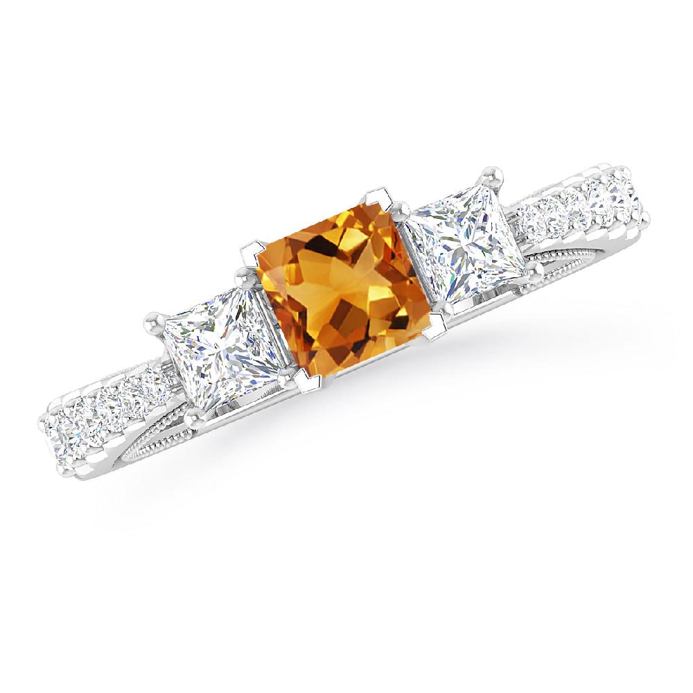 White Gold - Citrine