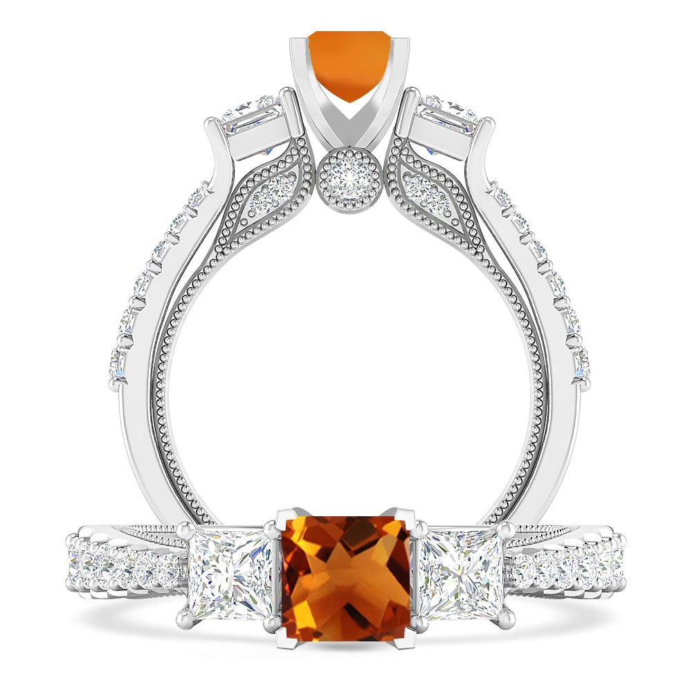 White Gold - Citrine