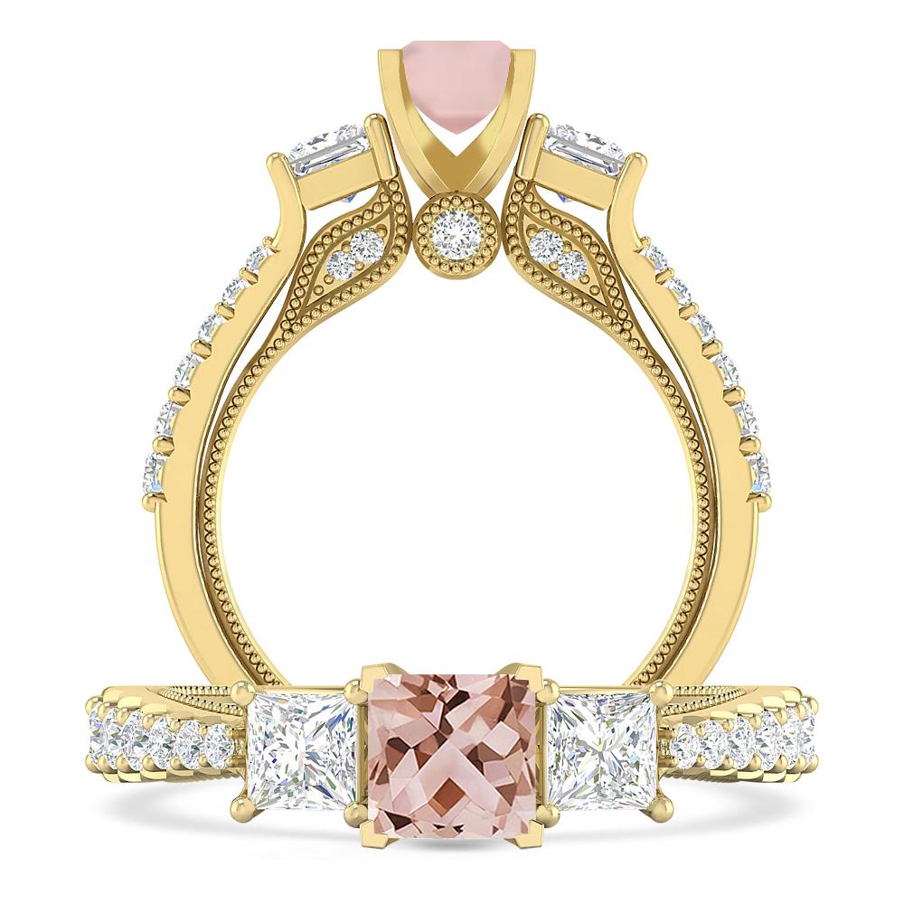 Yellow Gold - Morganite