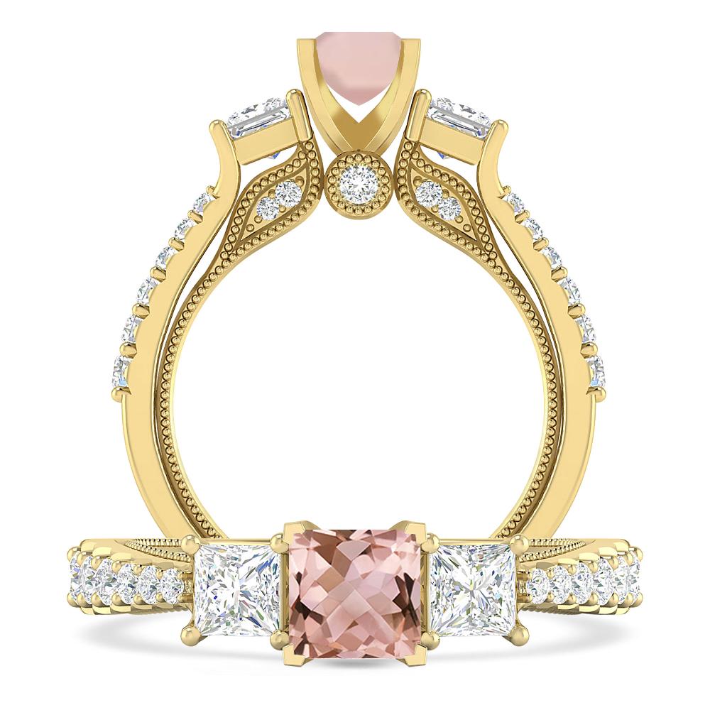 Yellow Gold - Morganite