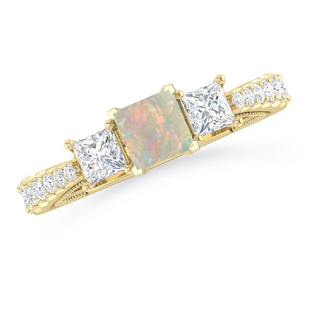 Yellow Gold - Opal