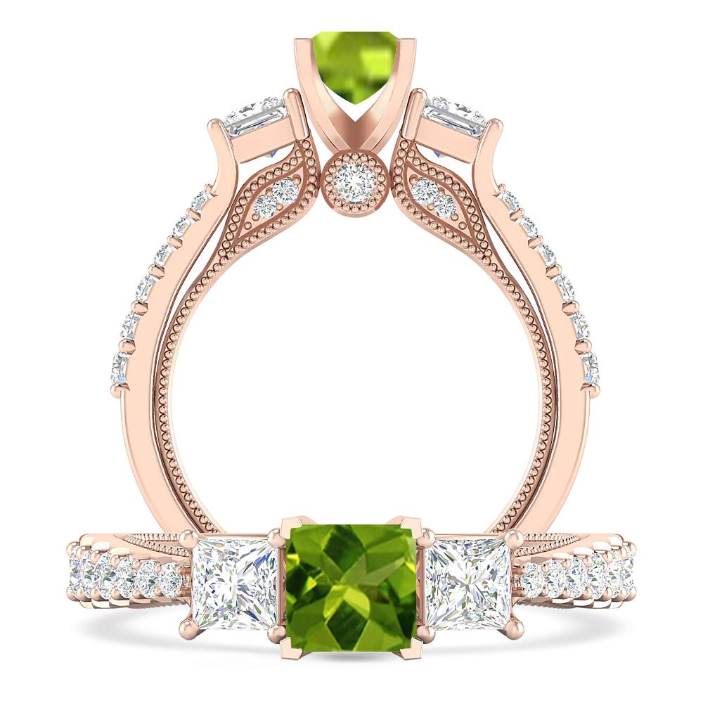 Rose Gold - Peridot