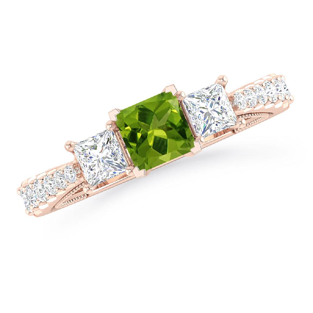 Rose Gold - Peridot