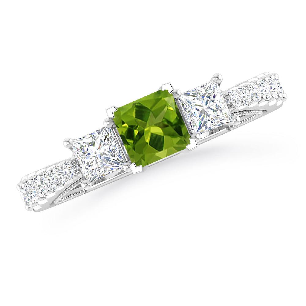 White Gold - Peridot