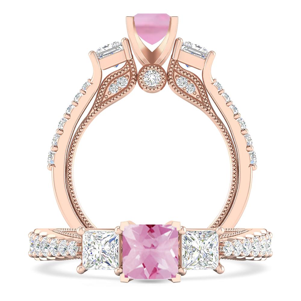 Rose Gold - Pink Tourmaline