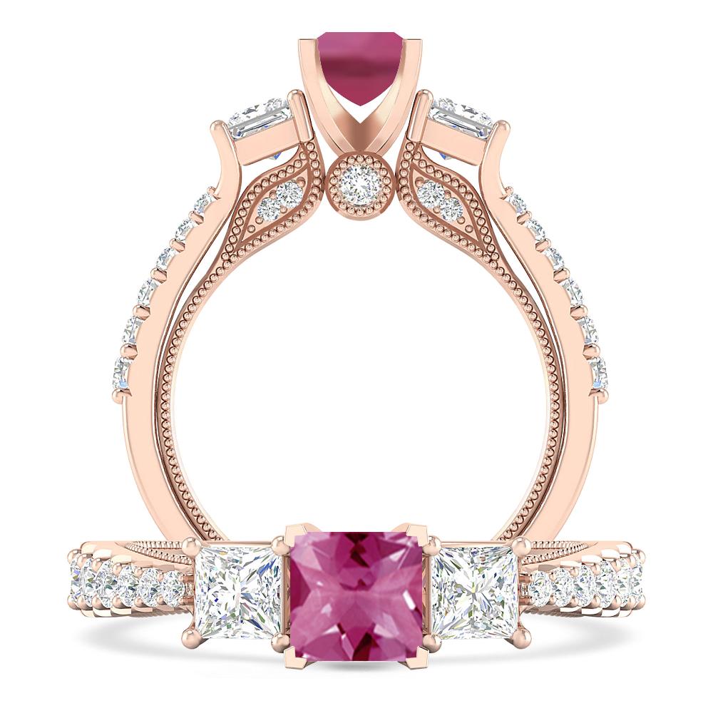 Rose Gold - Pink Tourmaline