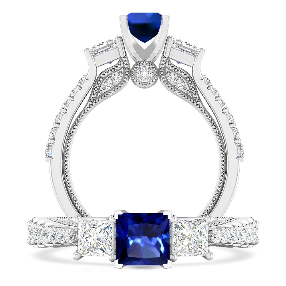 White Gold - Sapphire