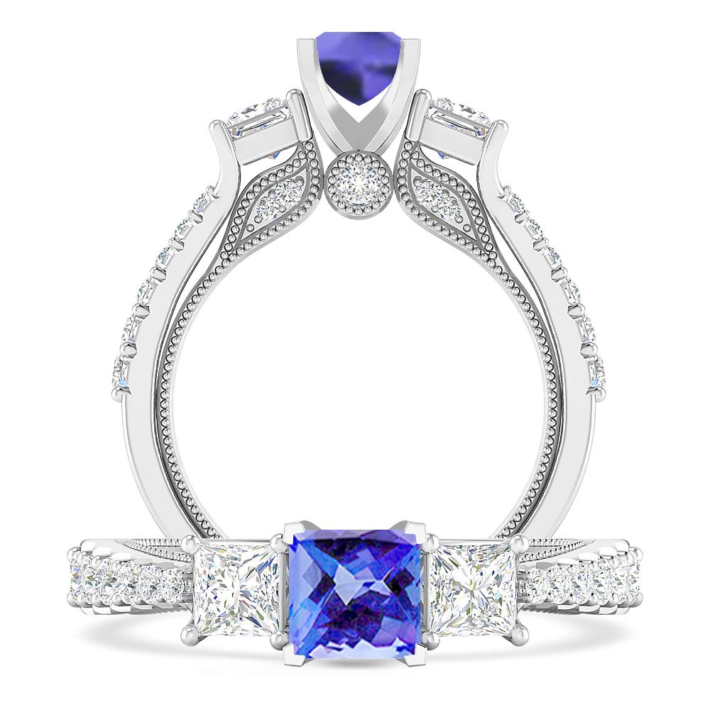 White Gold - Tanzanite