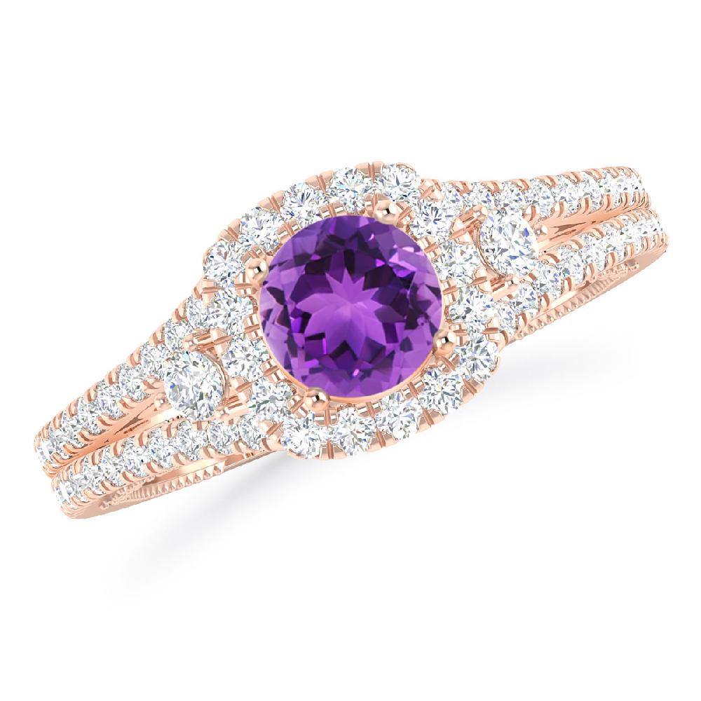 Rose Gold - Amethyst