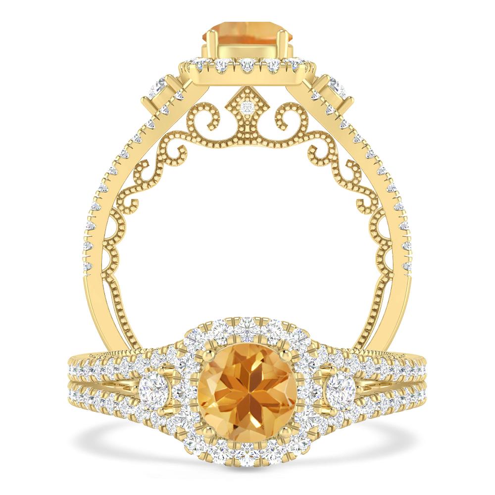 Yellow Gold - Citrine