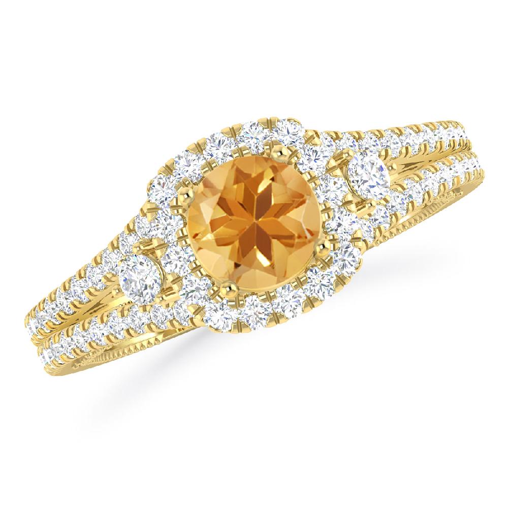 Yellow Gold - Citrine