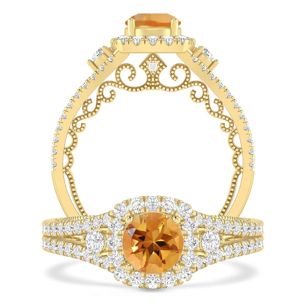 Yellow Gold - Citrine