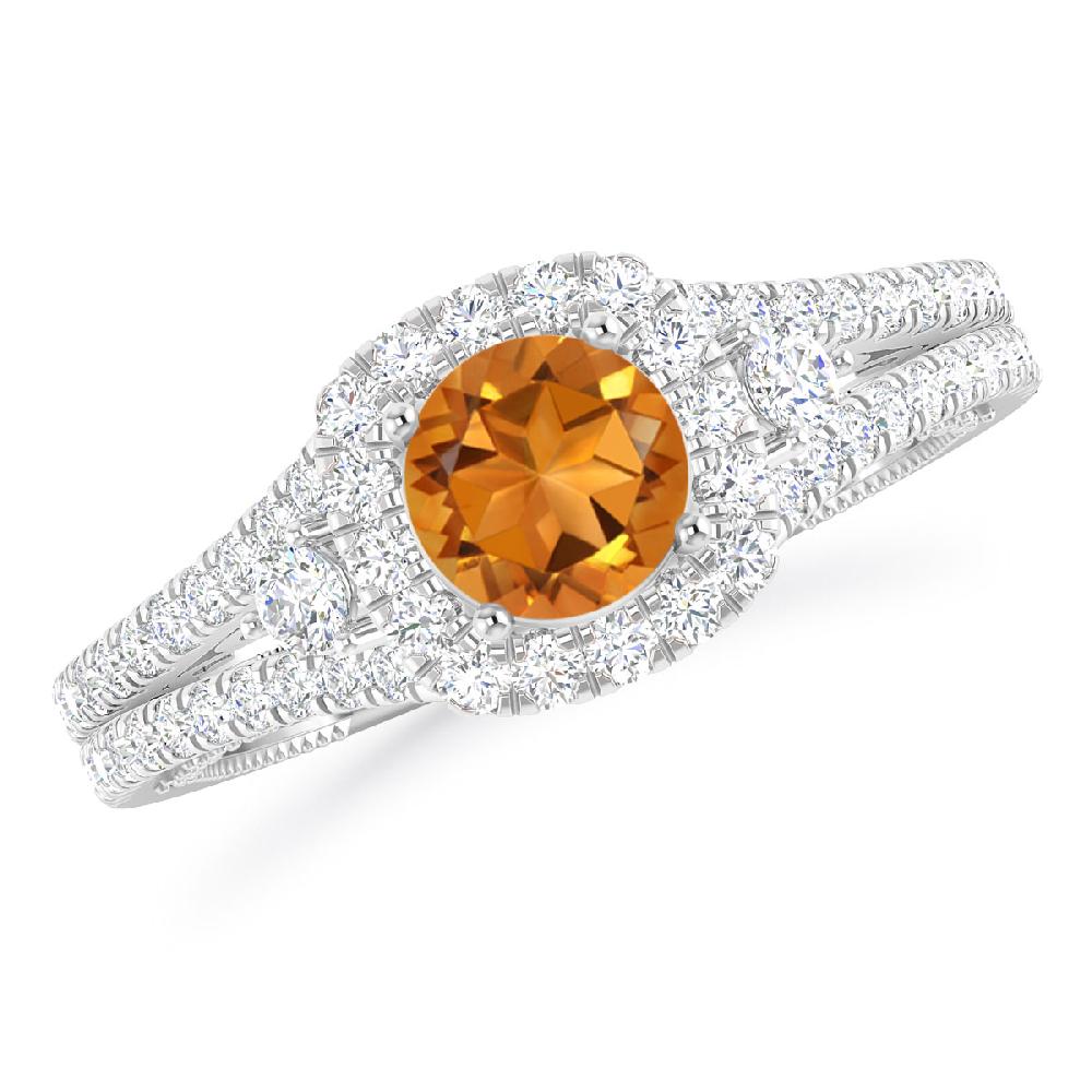 White Gold - Citrine