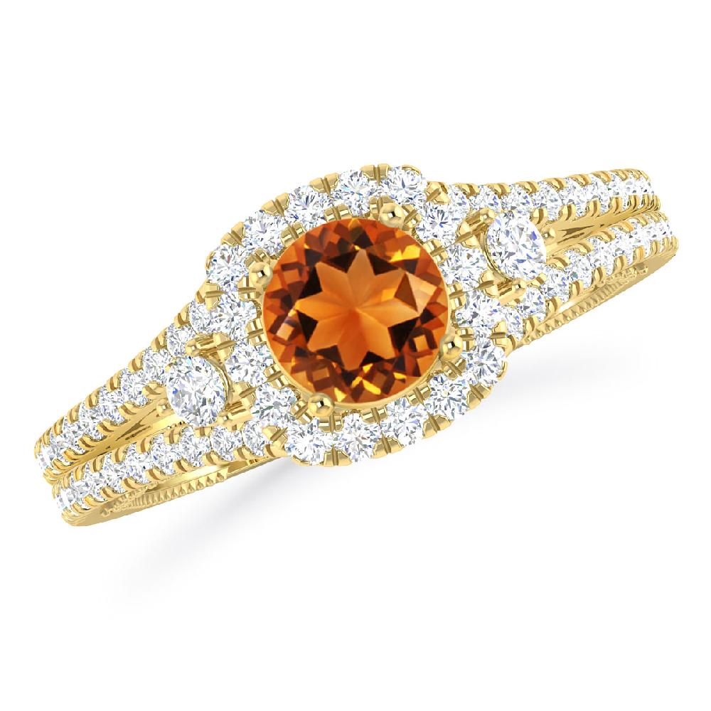 Yellow Gold - Citrine