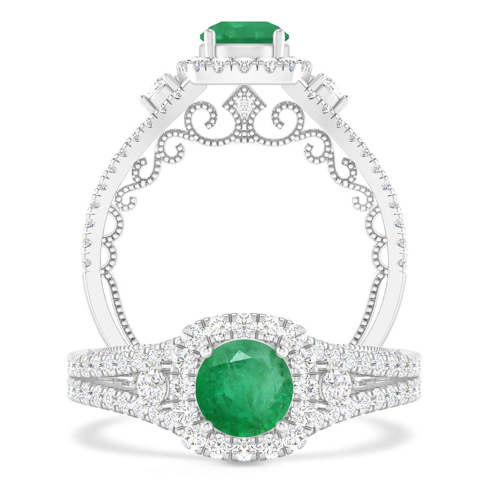 White Gold - Emerald