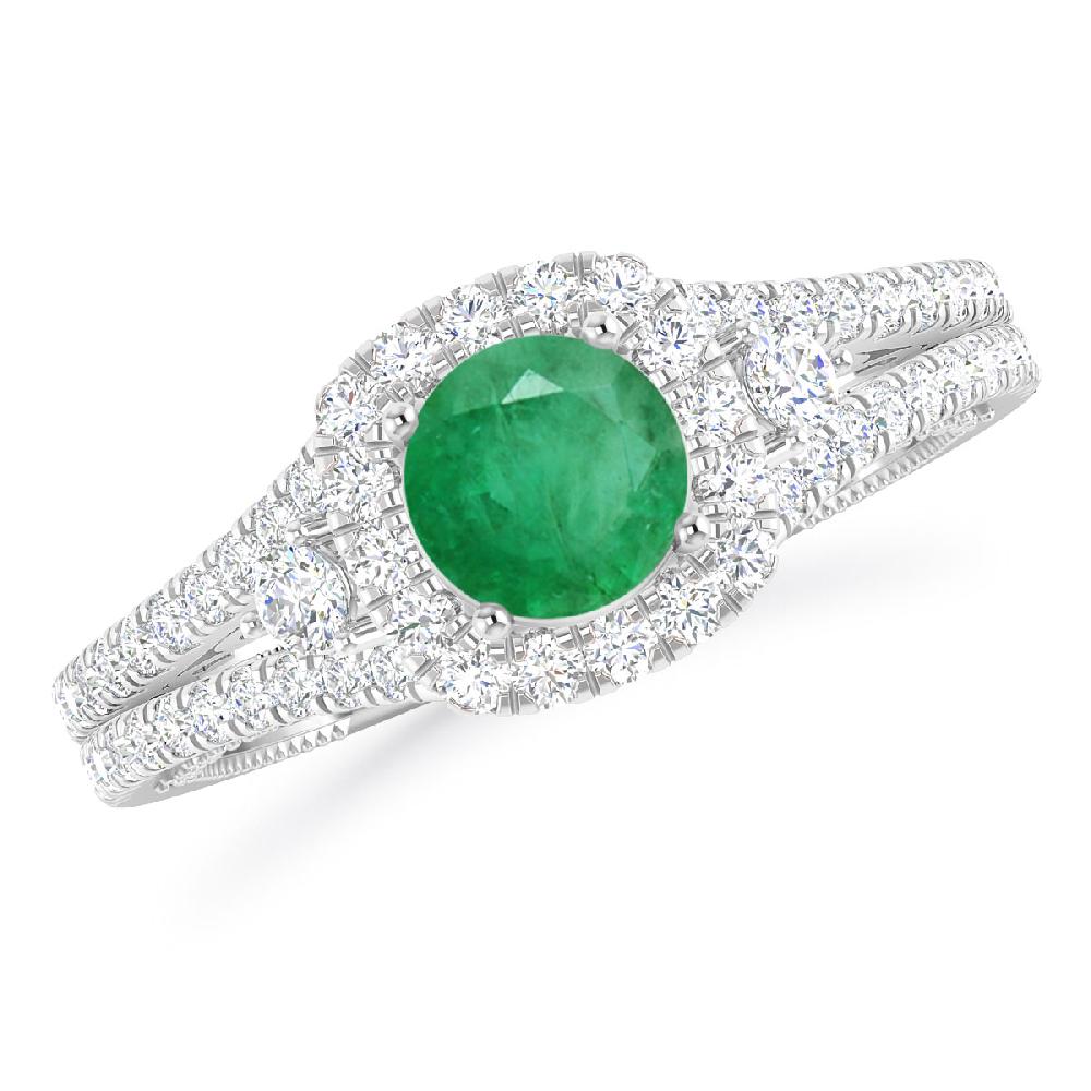 White Gold - Emerald