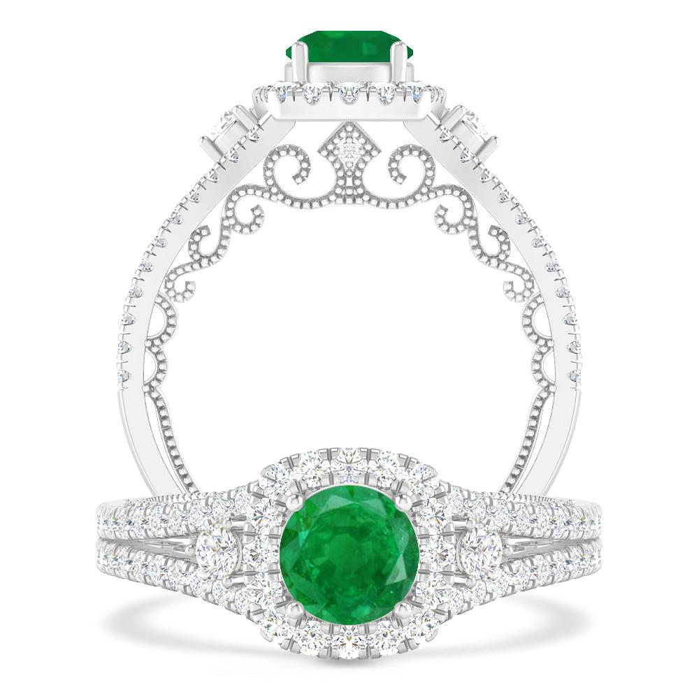 White Gold - Emerald