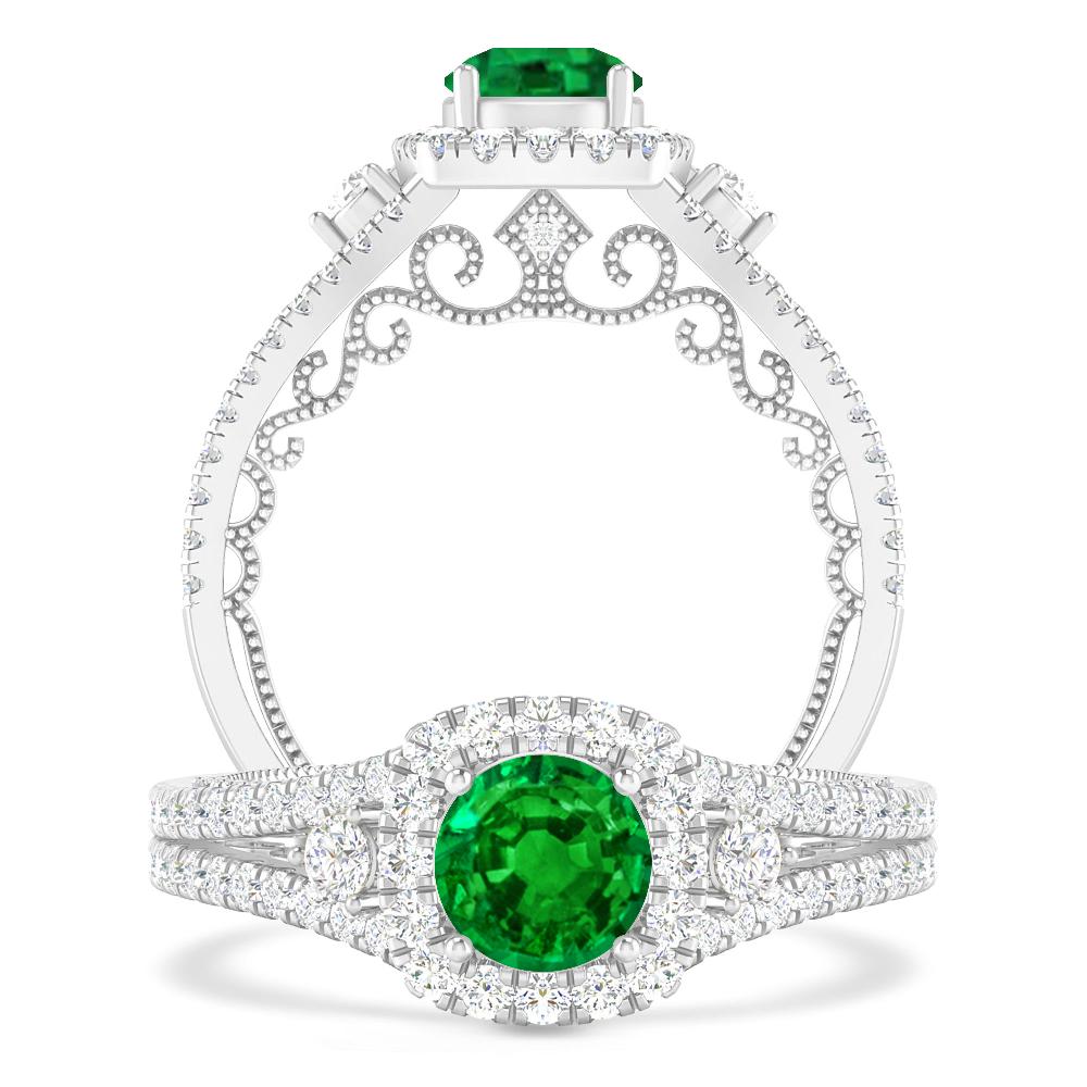 White Gold - Emerald