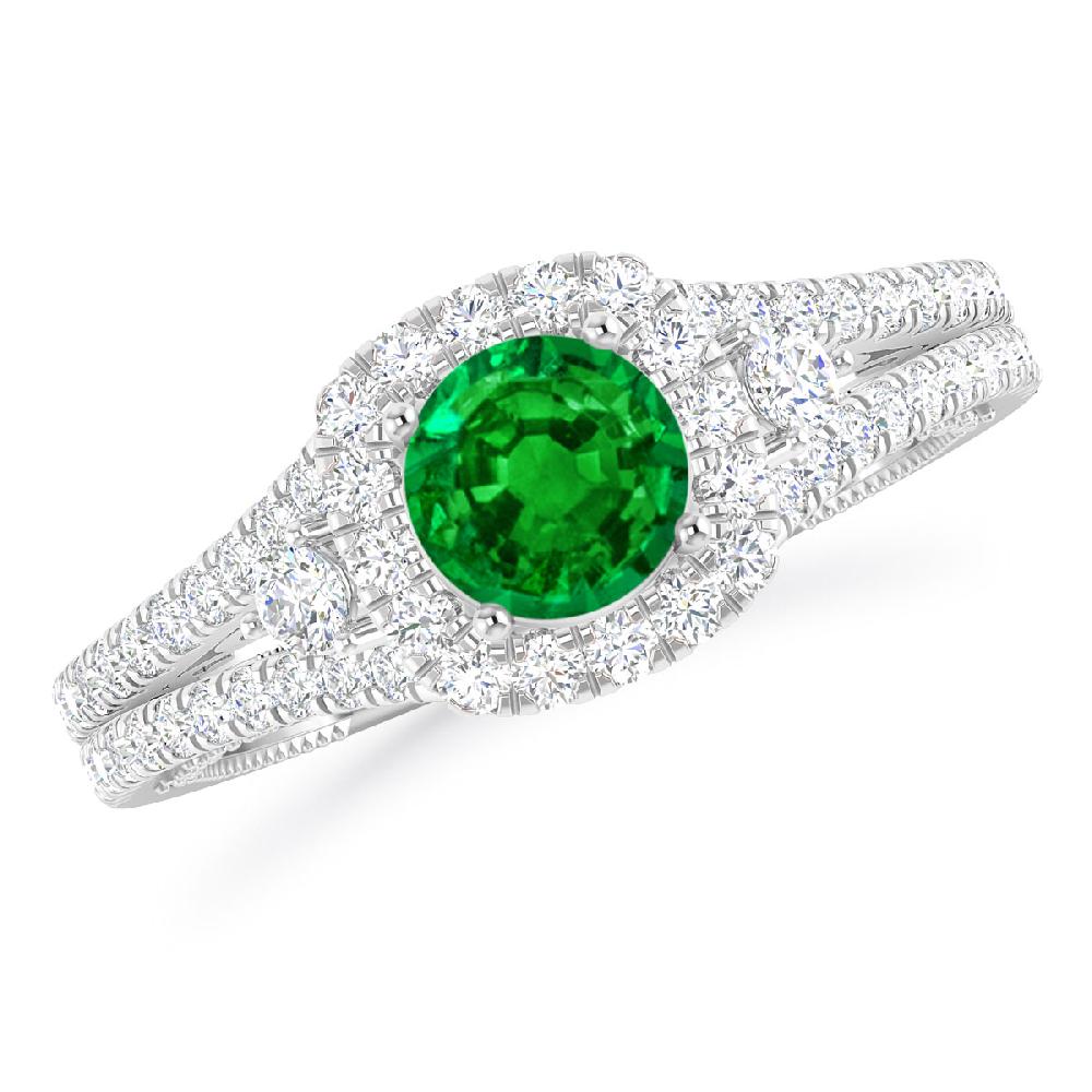 White Gold - Emerald