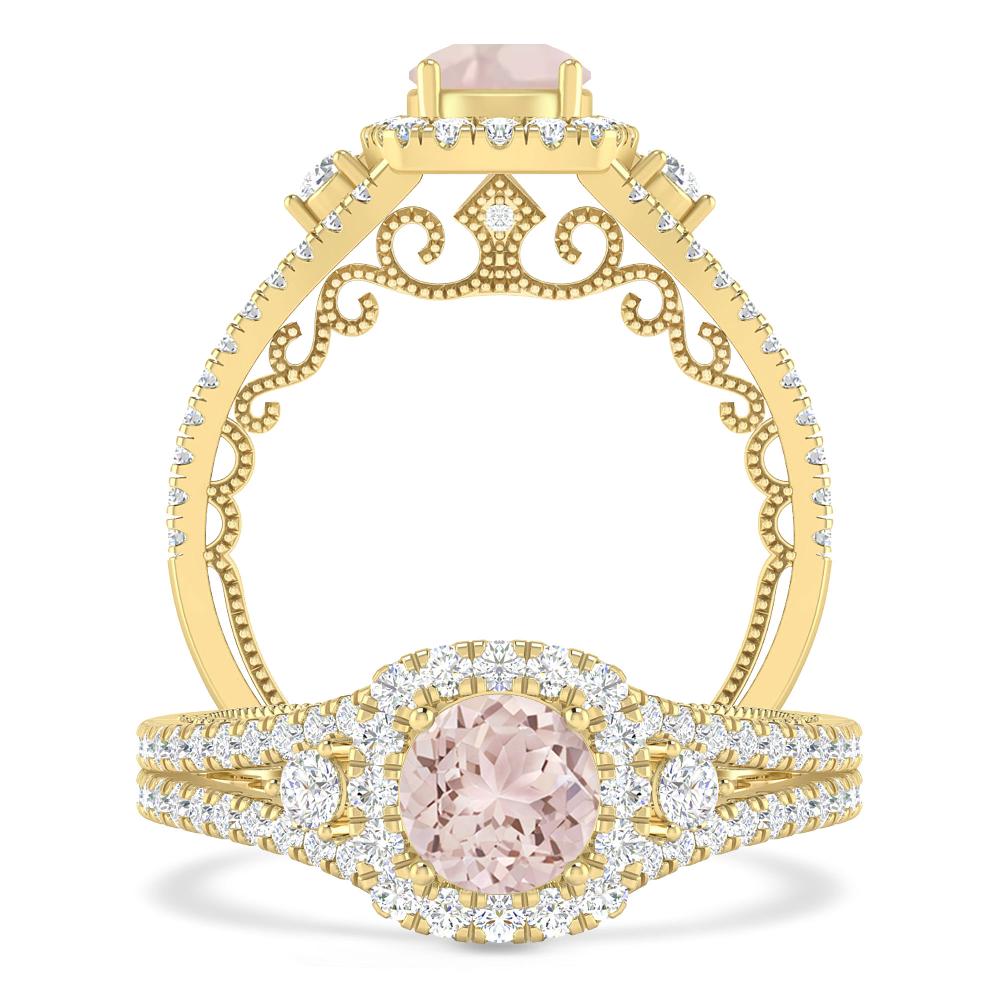 Yellow Gold - Morganite