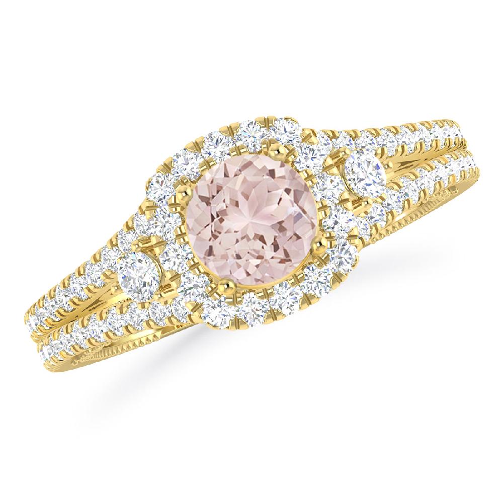 Yellow Gold - Morganite