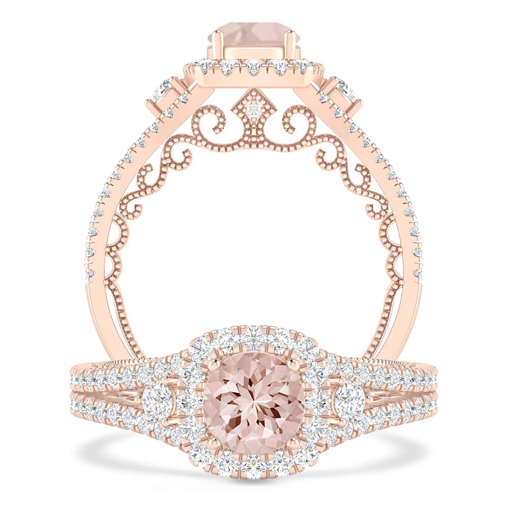 Rose Gold - Morganite