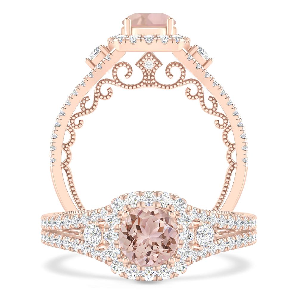 Rose Gold - Morganite