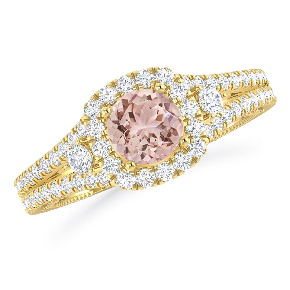 Yellow Gold - Morganite