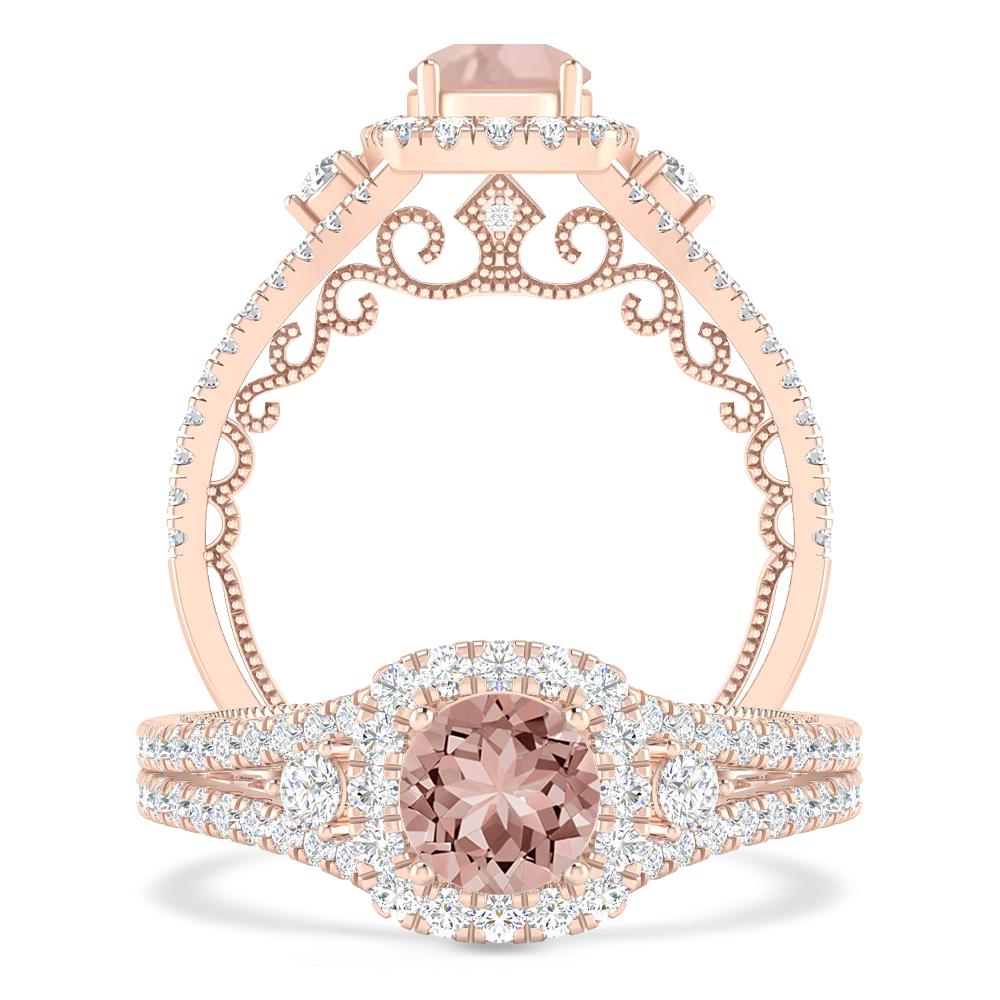 Rose Gold - Morganite