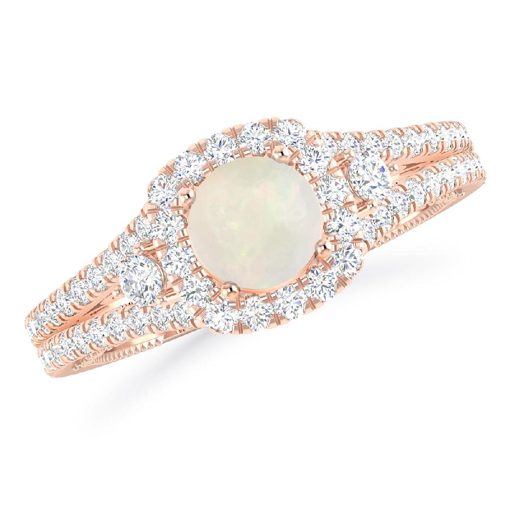 Rose Gold - Opal