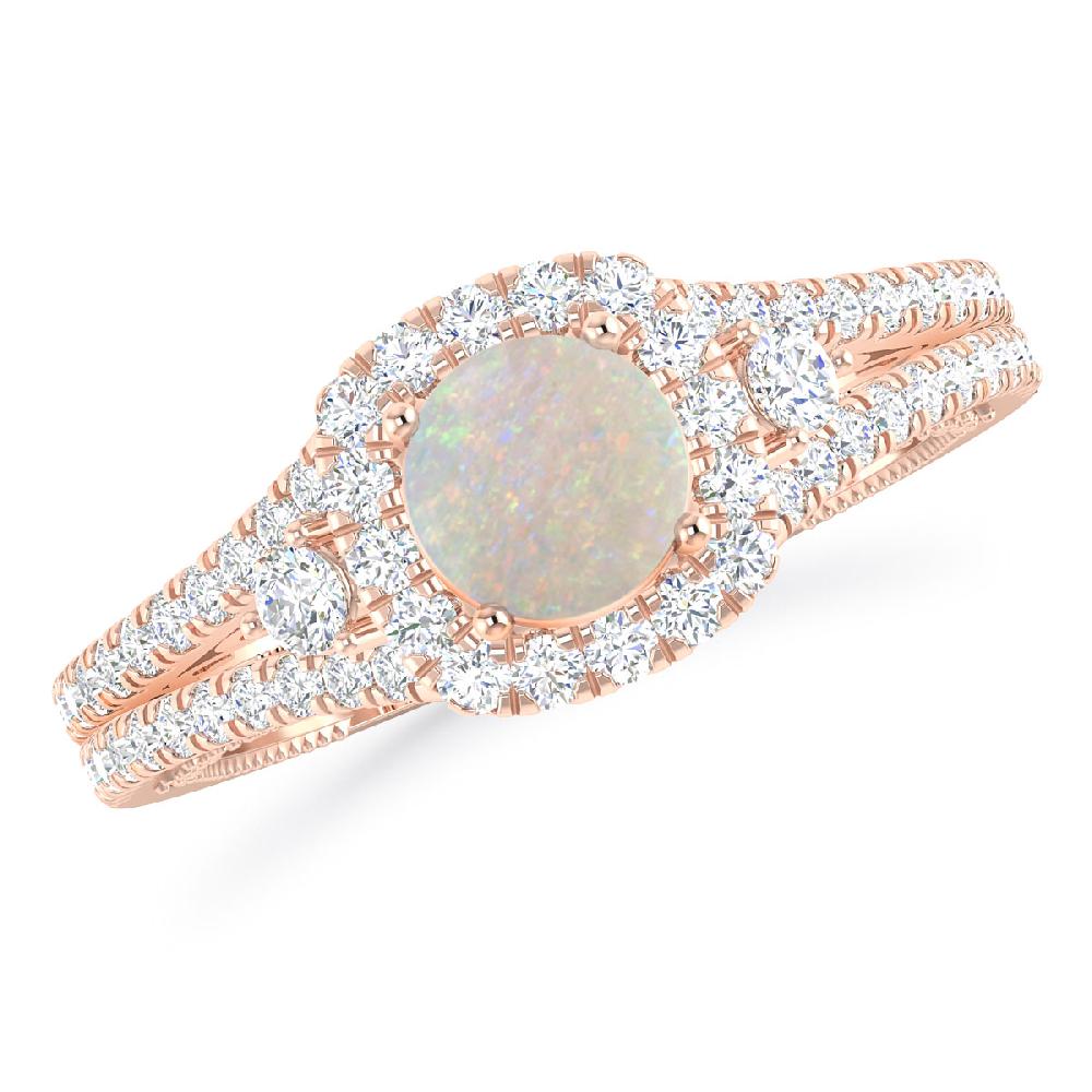 Rose Gold - Opal