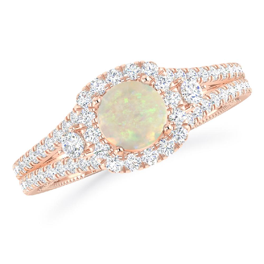 Rose Gold - Opal