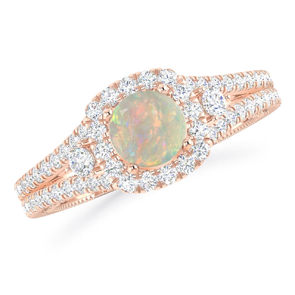 Rose Gold - Opal