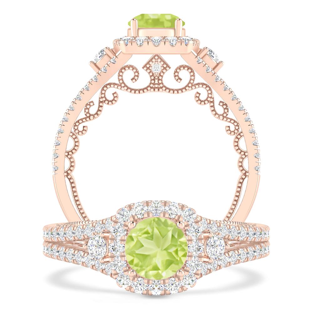 Rose Gold - Peridot