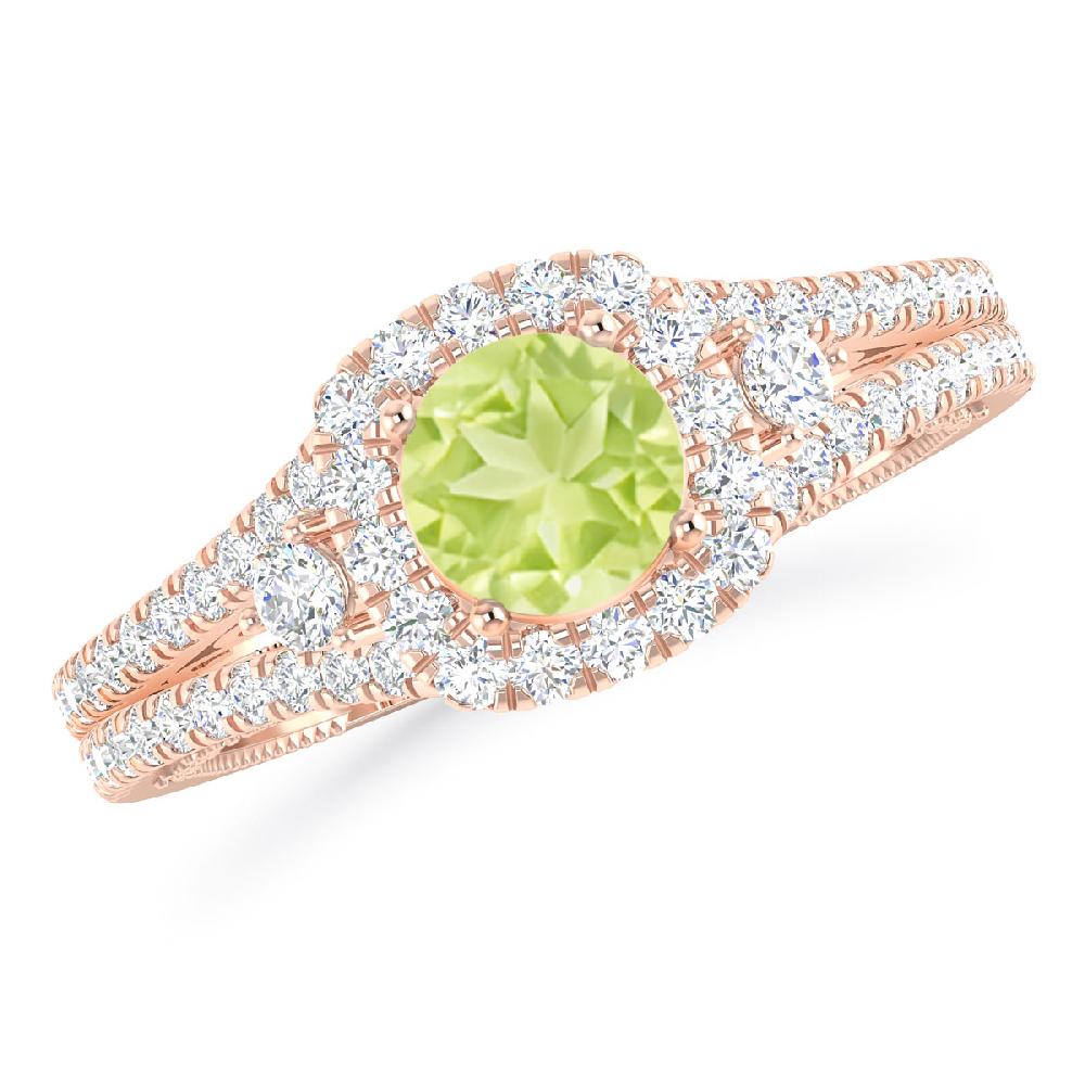 Rose Gold - Peridot