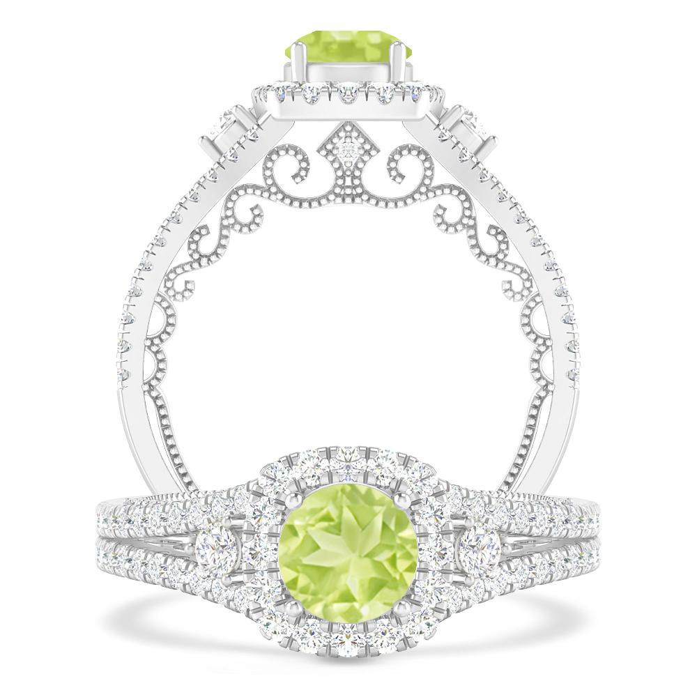 White Gold - Peridot