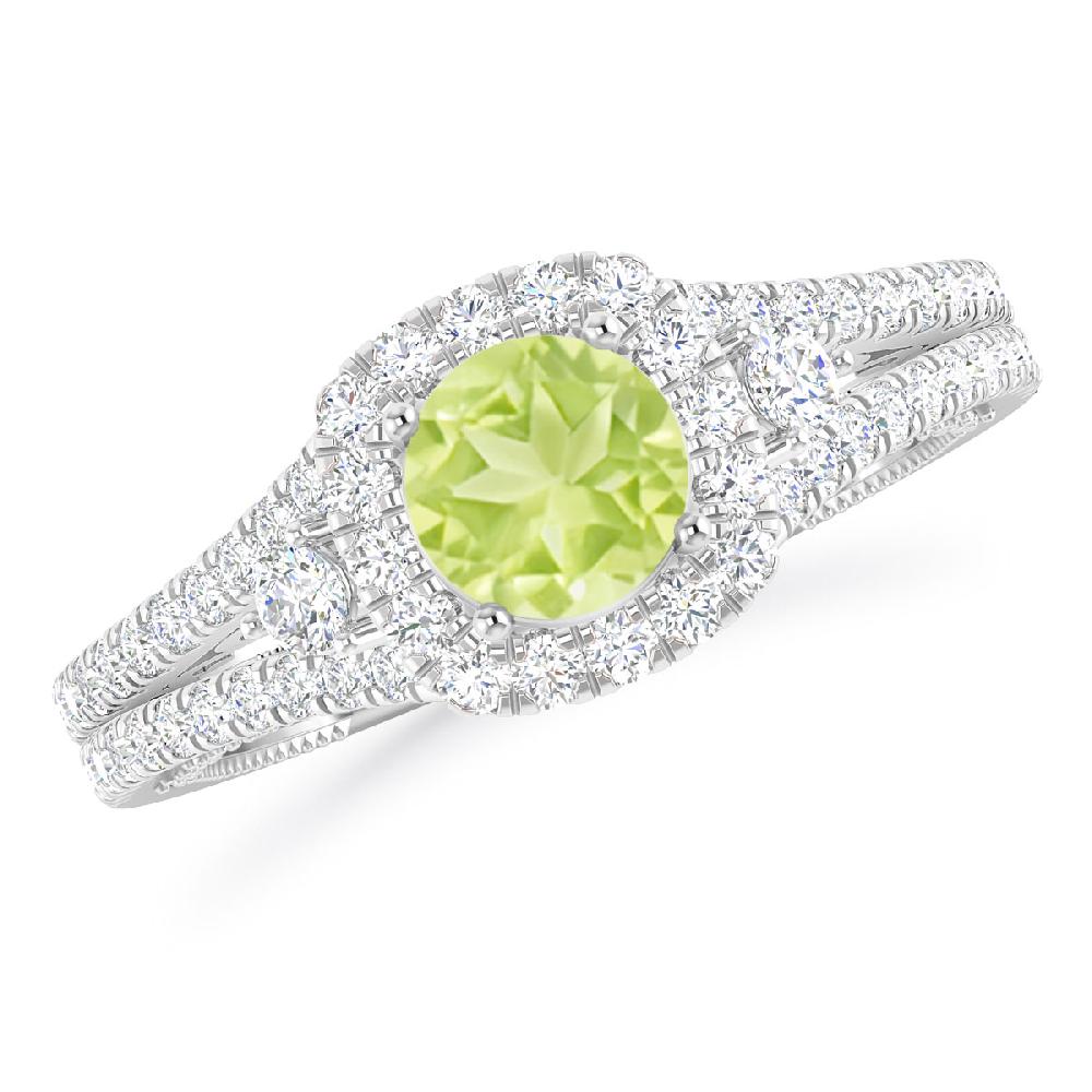 White Gold - Peridot